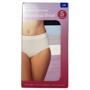 Carole Hochman Underwear Women Seamless Briefs 5 Pairs NWT